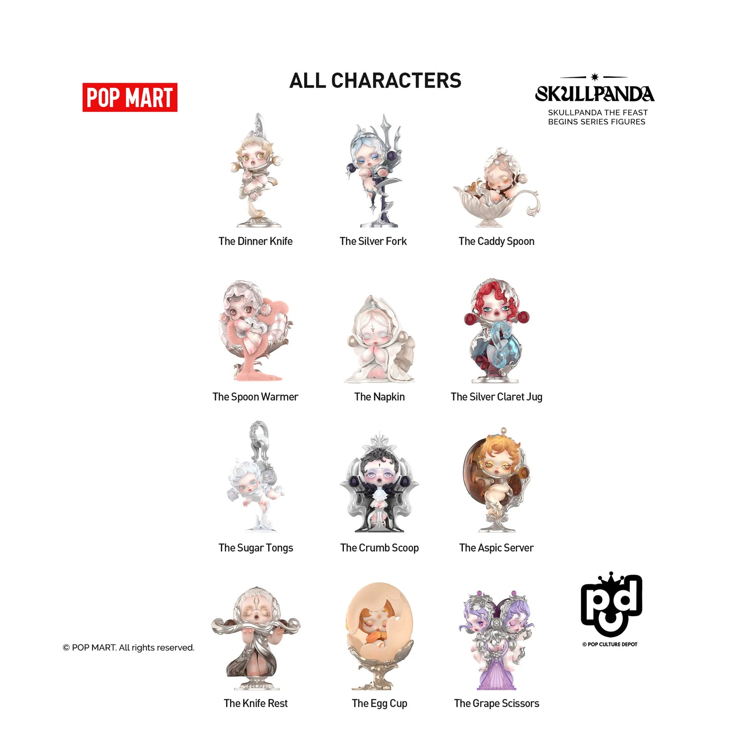 SKULLPANDA The Feast Begins Series Figures