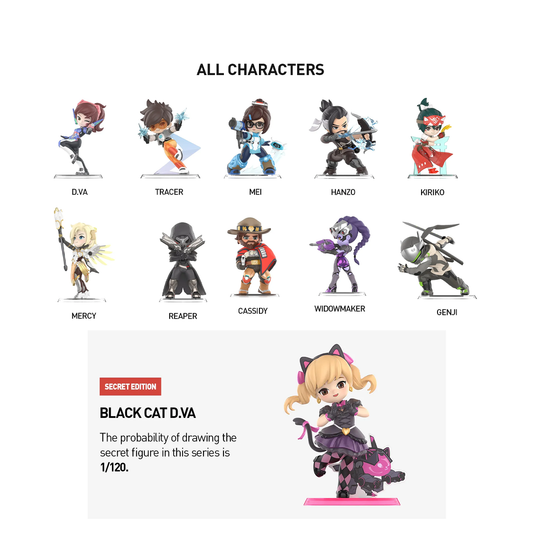 POP MART Overwatch: Play of the Game Series Figures Blind Box