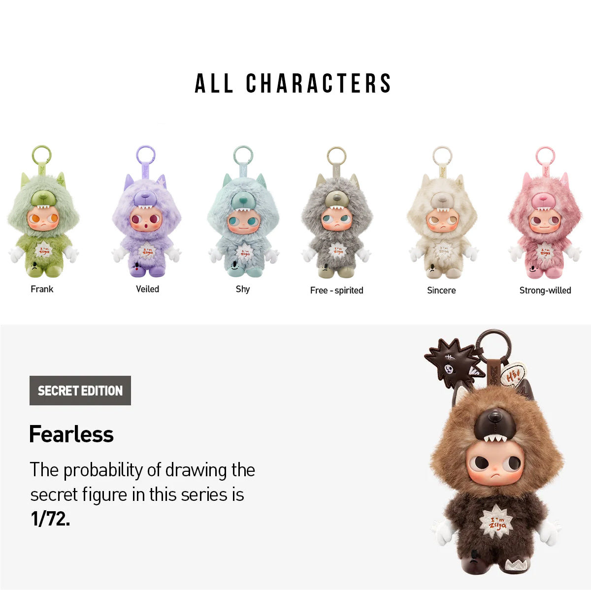 ZSIGA - I'm Zsiga Plush Pendant - POP Mart