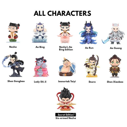 NeZha 2 Classic Characters Series Figures Blind Box – POP MART (Asia Exclusive)