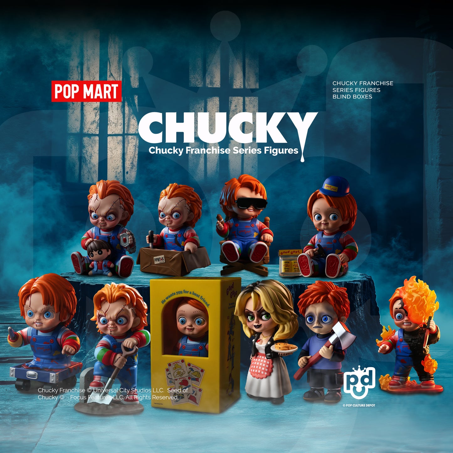 Chucky Franchise Series Figures Blind Box - POP MART