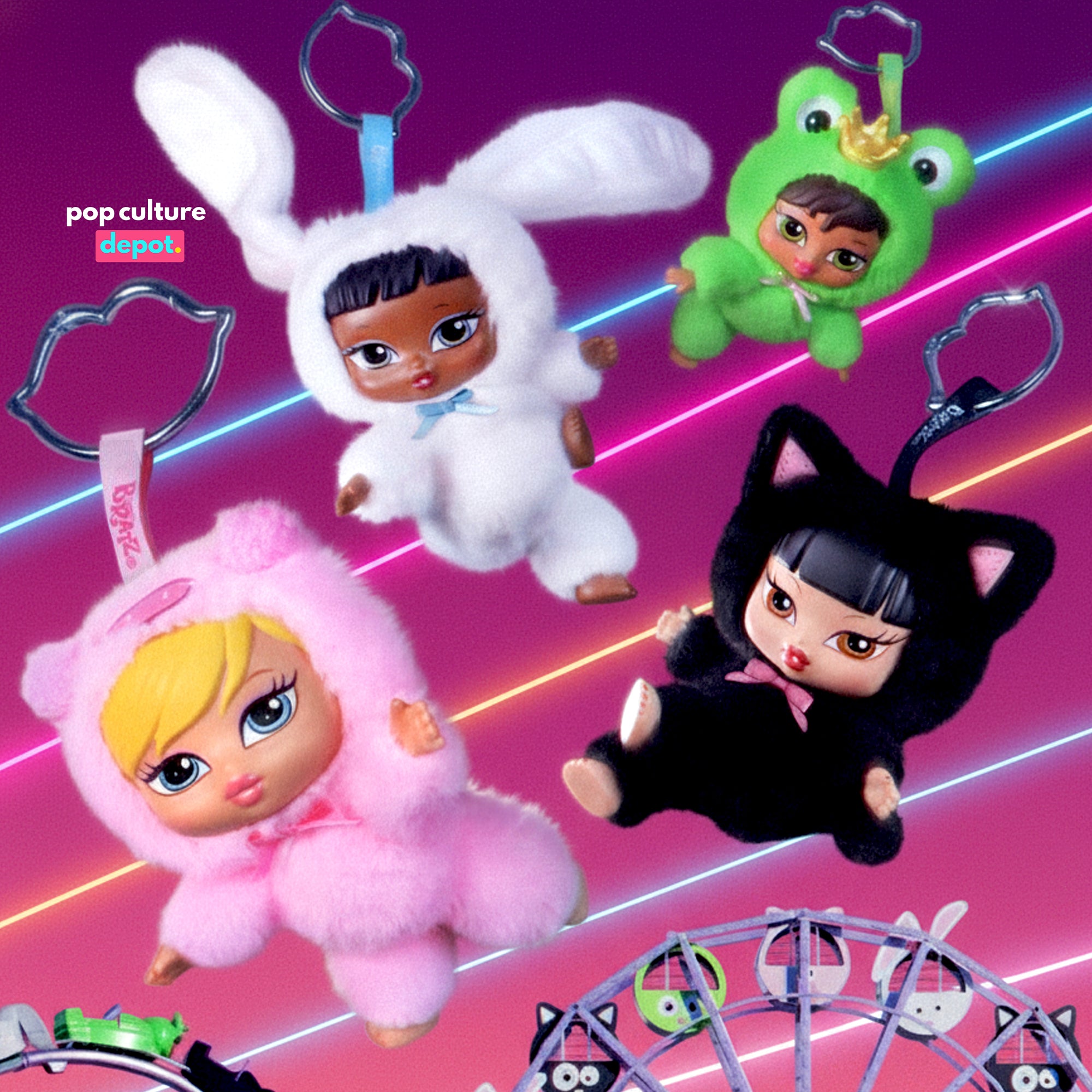 BRATZIEZ Iconz Seriez Plush Keychain Blind Box By BRATZ (PRE ORDER
