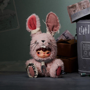 Hirono Little Hare Plush Doll Pendant Special Version (Black
