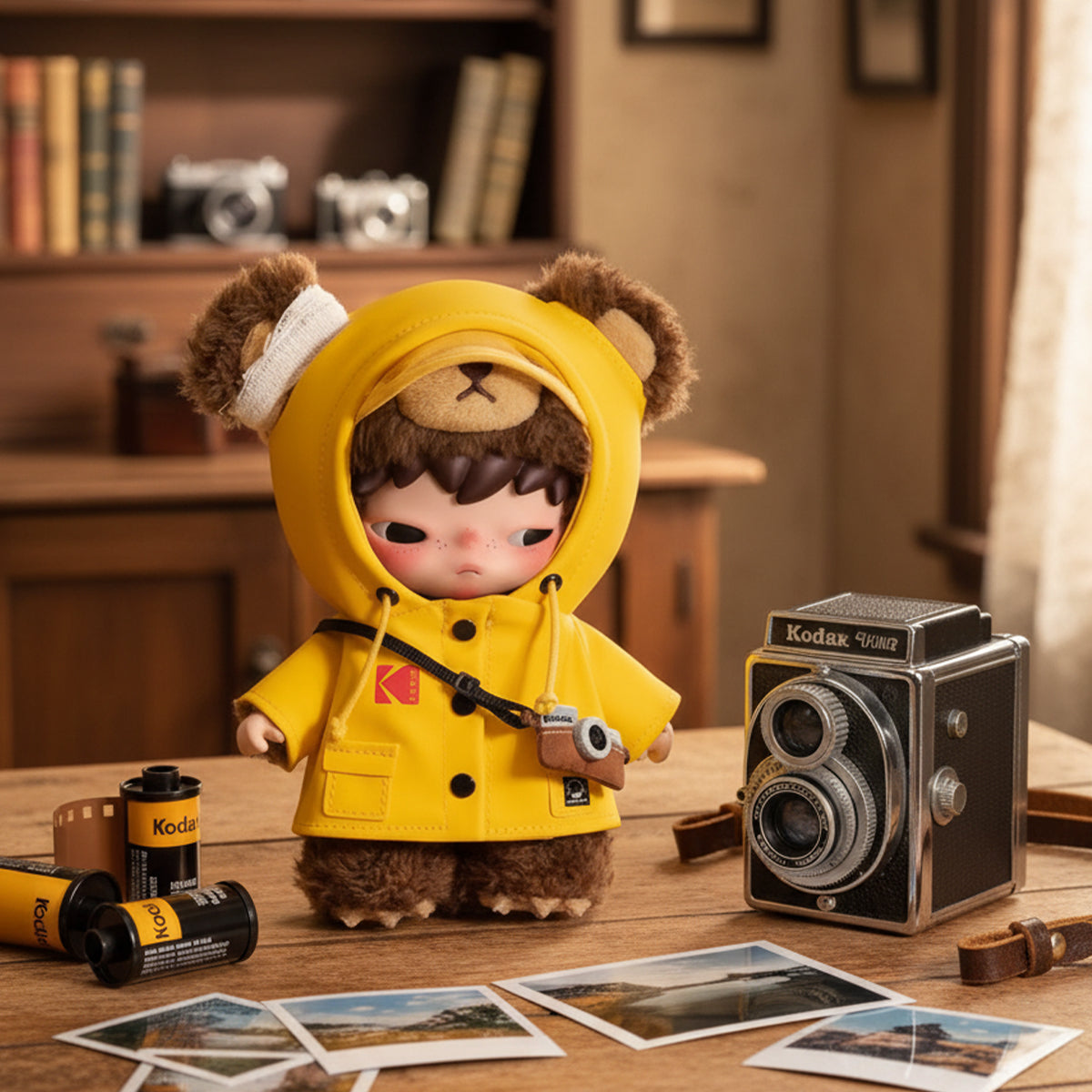 Hirono X Kodak Little Bear | POP MART Exclusive