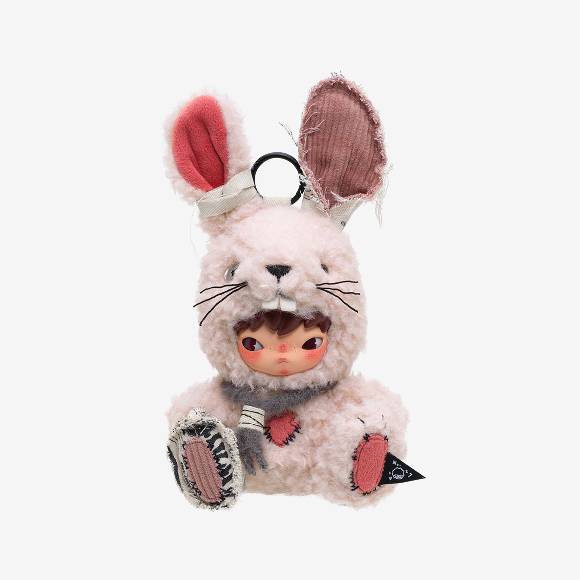 Hirono Little Hare シークレット　 缶付き Hirono Little Hare Plush Doll Pendant Special Version (Black