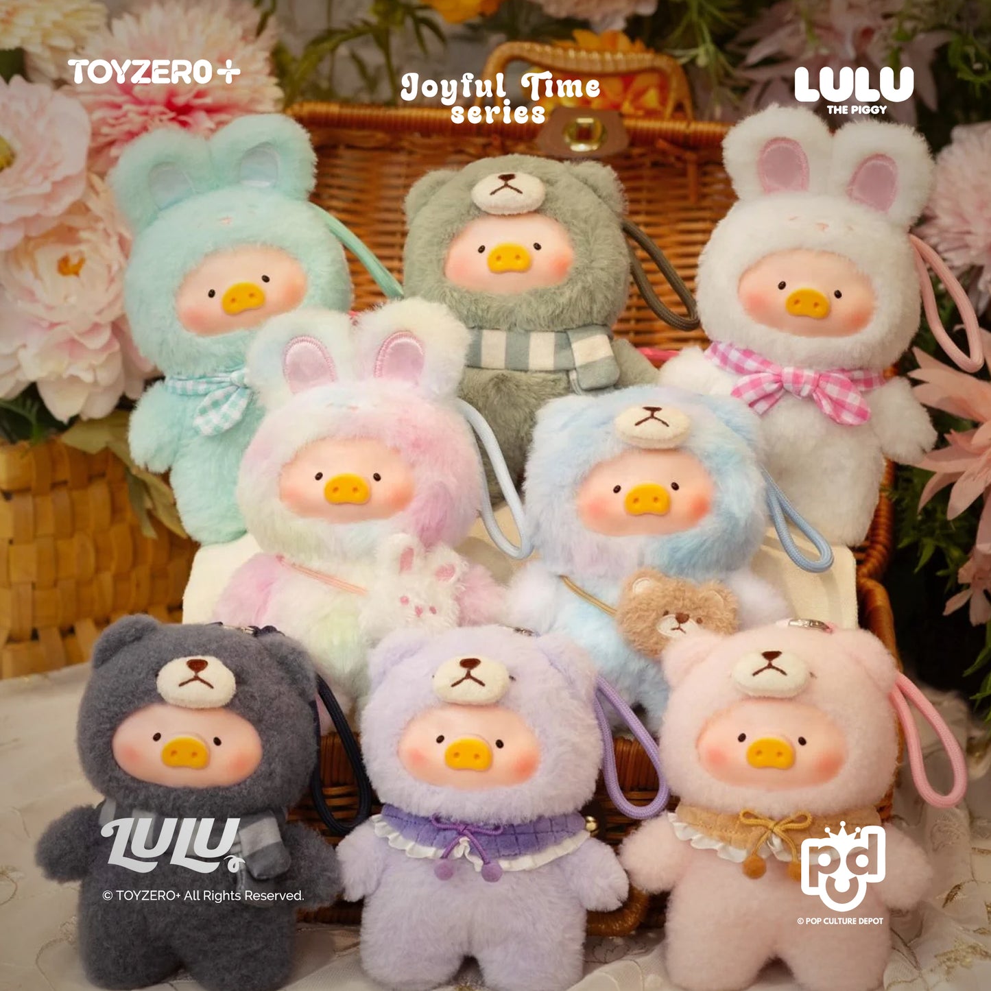 LuLu the Piggy – Joyful Time Series Vinyl Plush Pendant Blindbox