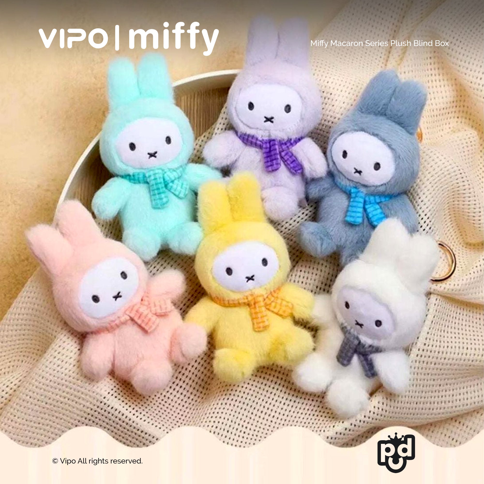 【新品】VIPO × miffy 海外限定　未開封 VIPO x Miffy Macaron Series 2 Blind Box – POP CULTURE DEPOT