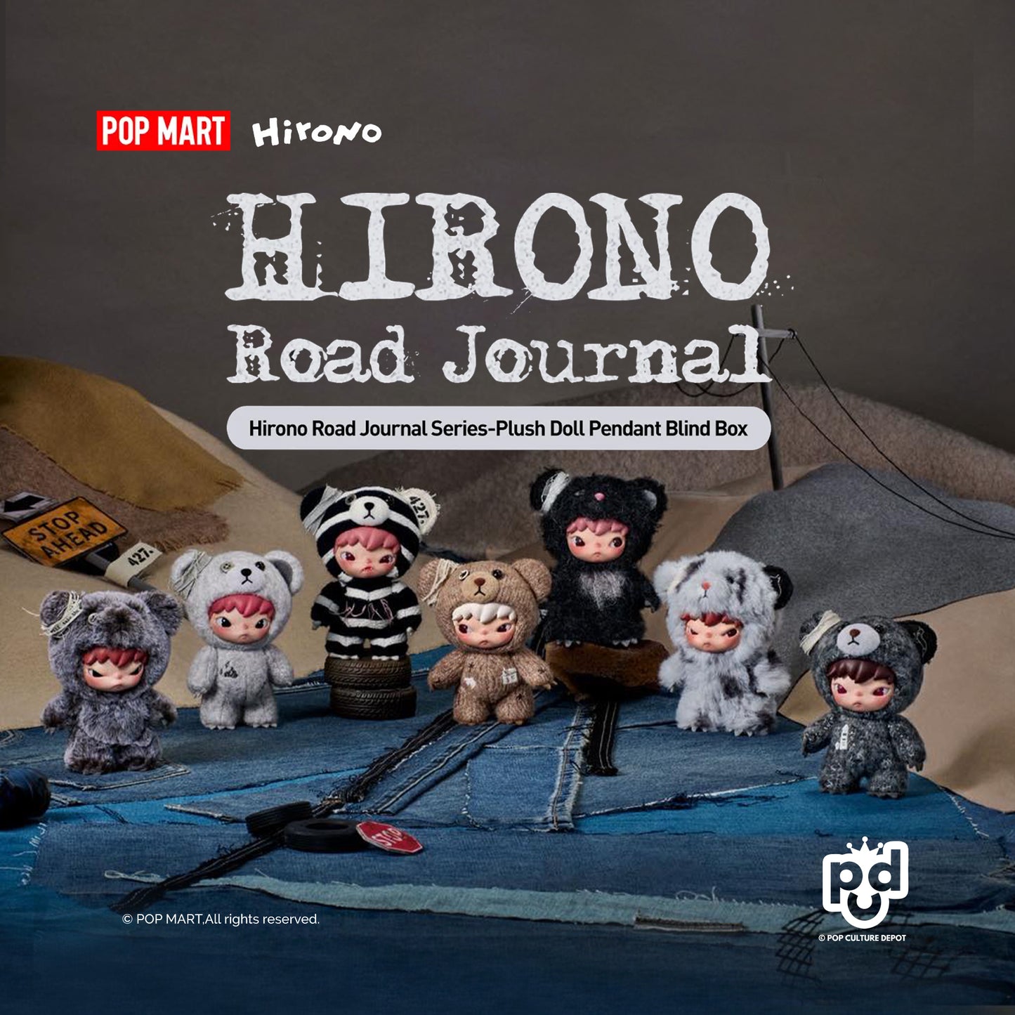 Hirono Road Journal Series – Plush Doll Pendant Blind Box