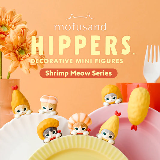 Sonny Angel × Mofusand Shrimp Meow Series Hippers Decorative Mini Figures Blind Box