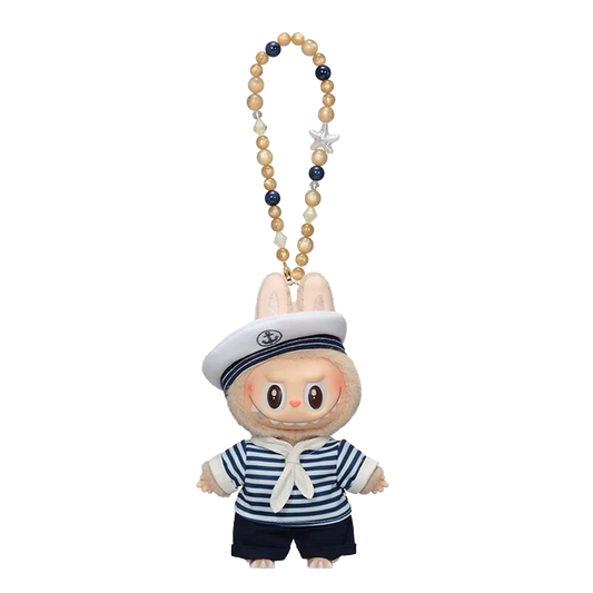 POP MART The Monsters De Vliegende LABUBU Series Sailor Vinyl Plush Hanging Card, POP LAND Exclusive