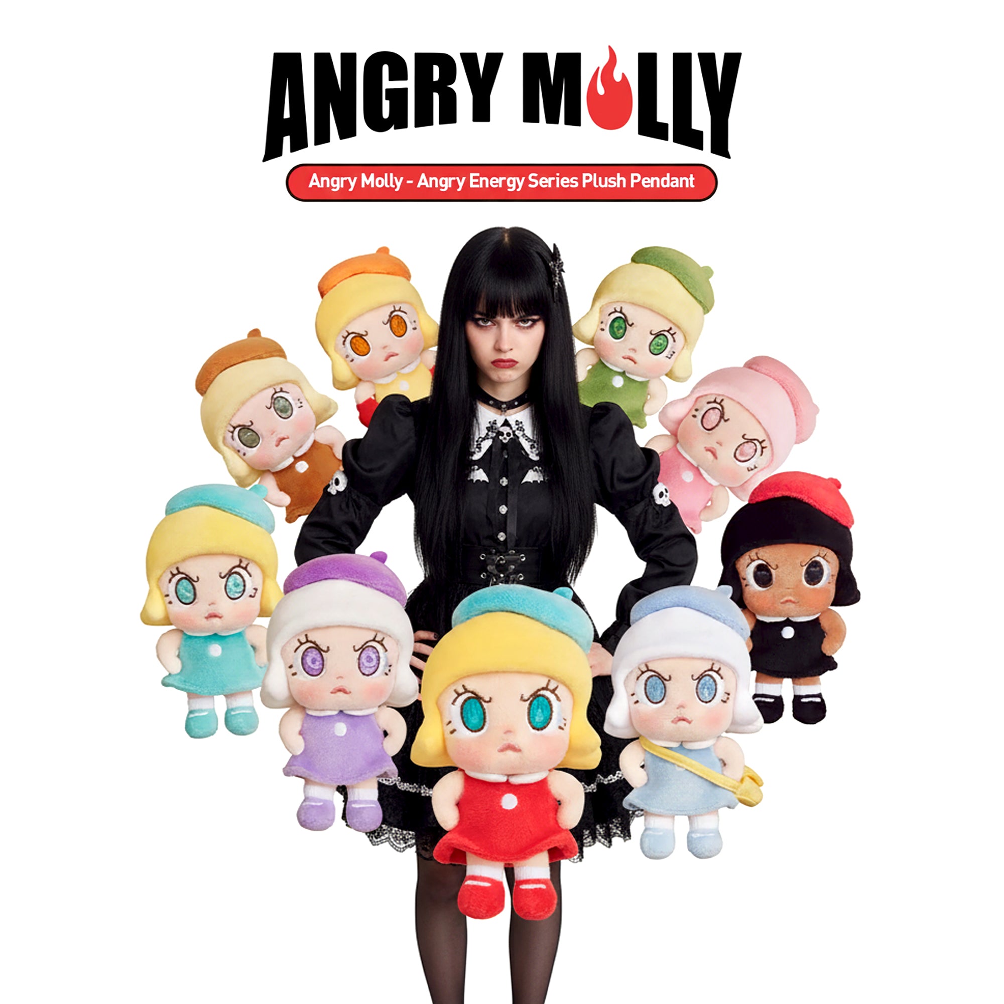 Angry Molly — Angry Energy Series Plush Pendant