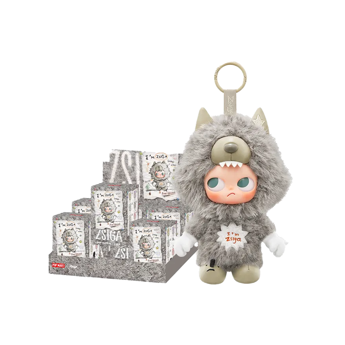 ZSIGA - I'm Zsiga Plush Pendant - POP Mart