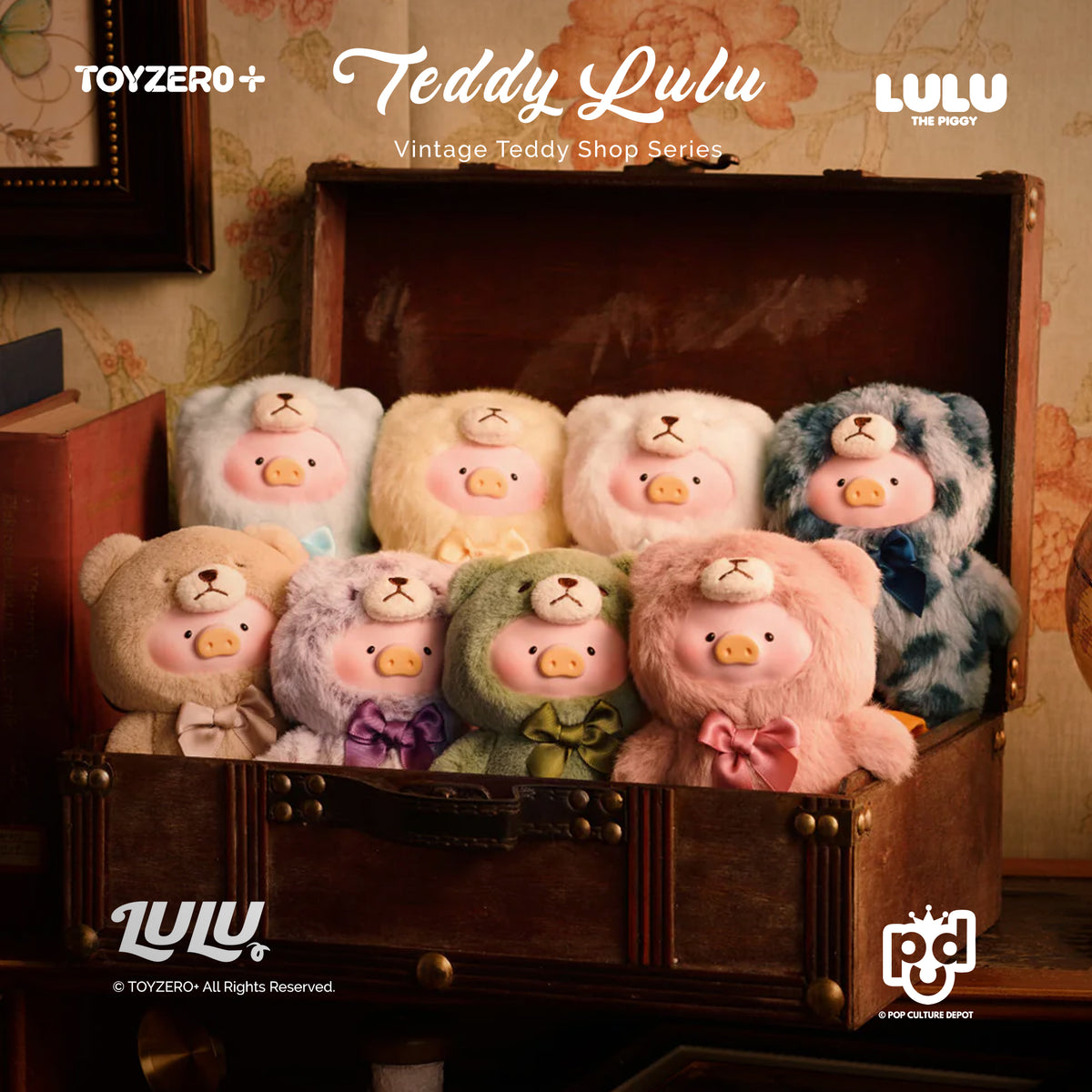 LuLu the Piggy - Vintage Teddy Shop Vinyl Face Blind Box – POP 