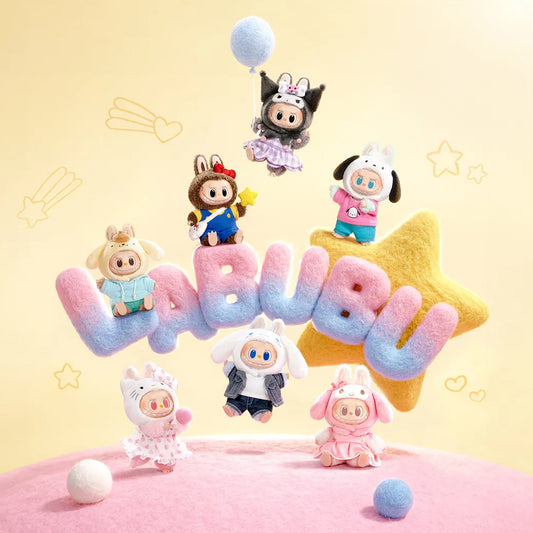 THE MONSTERS × Hello Kitty and Friends Series-Vinyl Plush Pendant Blind Box