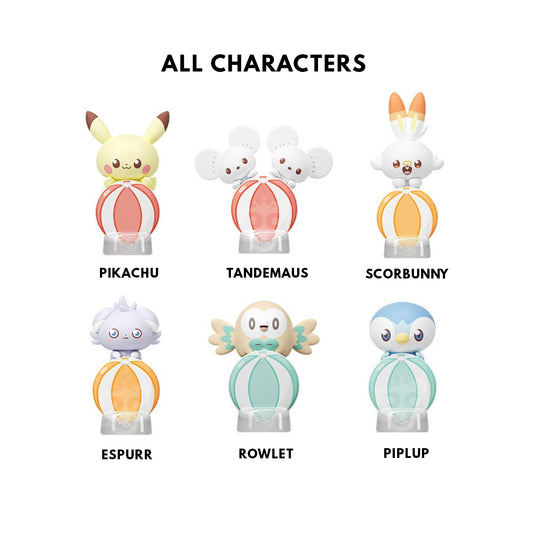 Pokémon Poképeace Cute Lying-Down Blind Box Series Figures