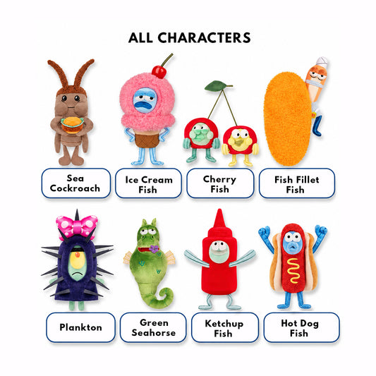 SpongeBob V2 Super Tasty Delicious! Welcome to Bikini Bottom Series Plush Blind Box - X11 Space