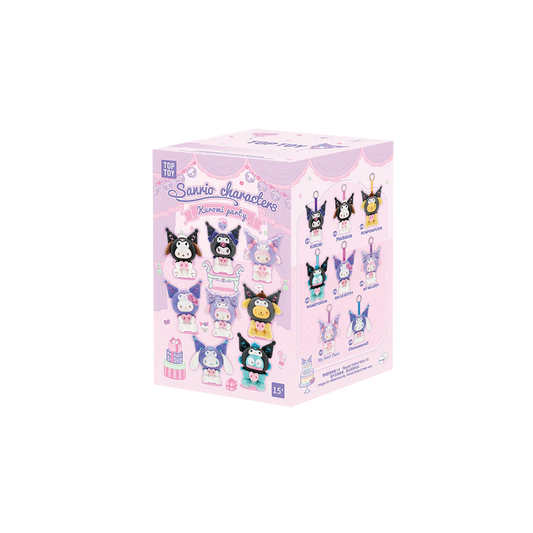Sanrio Characters Kuromi Party Keychain Series Plush Blind Box
