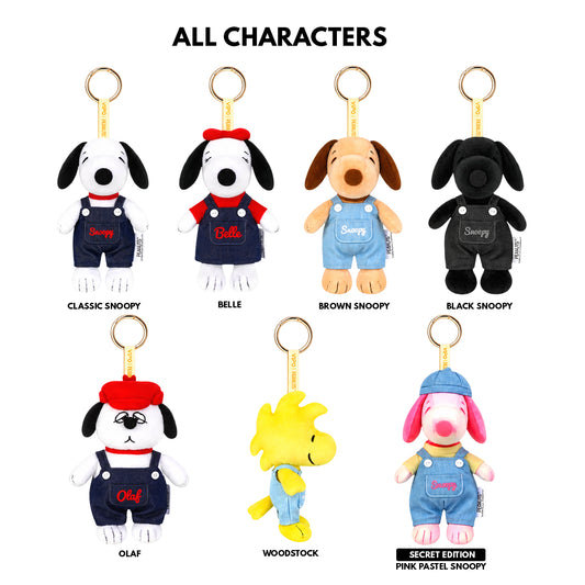Peanuts Denim Plush Pendant Blind Box - VIPO