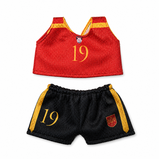 Labubu Spain Sports Jersey Outfit Set