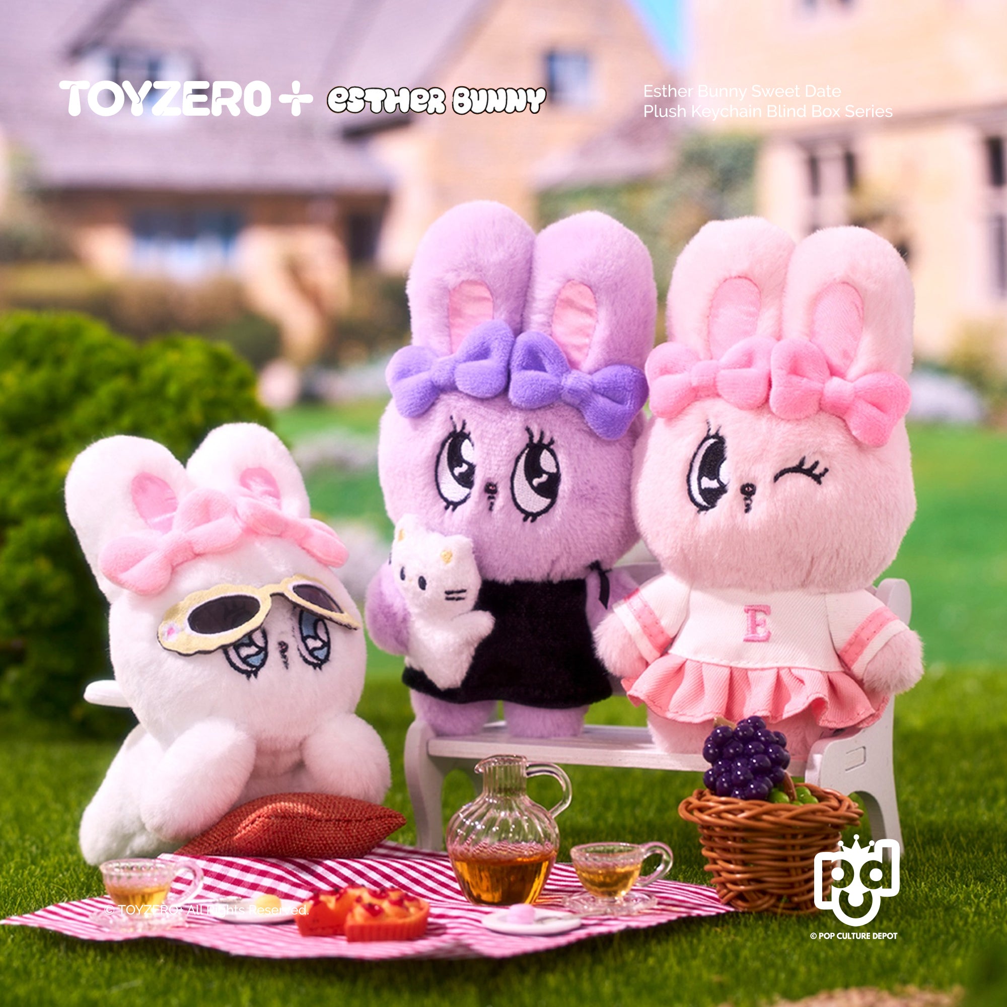 Esther Bunny Sweet Date Plush Pendant Blind Box Series - Toyzero