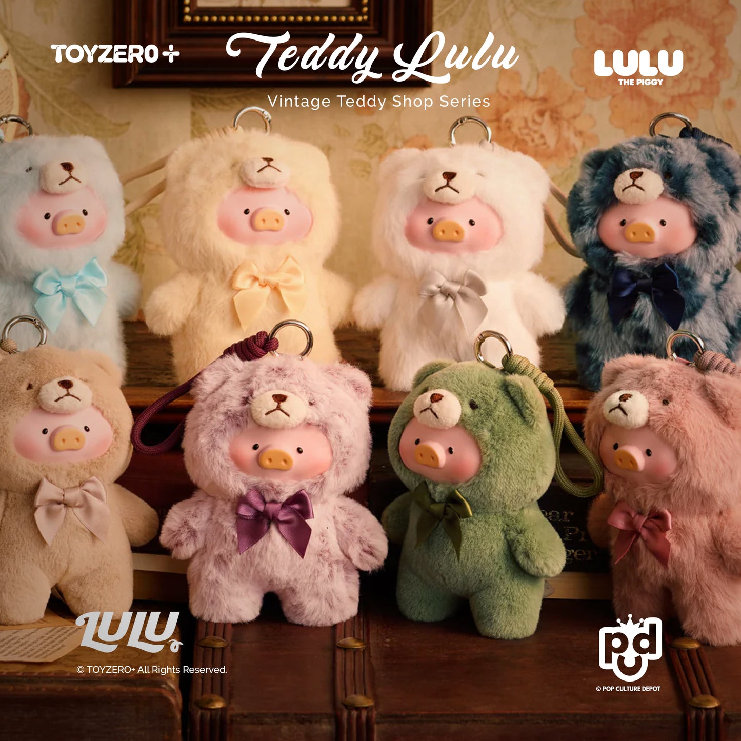 LuLu the Piggy - Vintage Teddy Shop Vinyl Face Blind Box