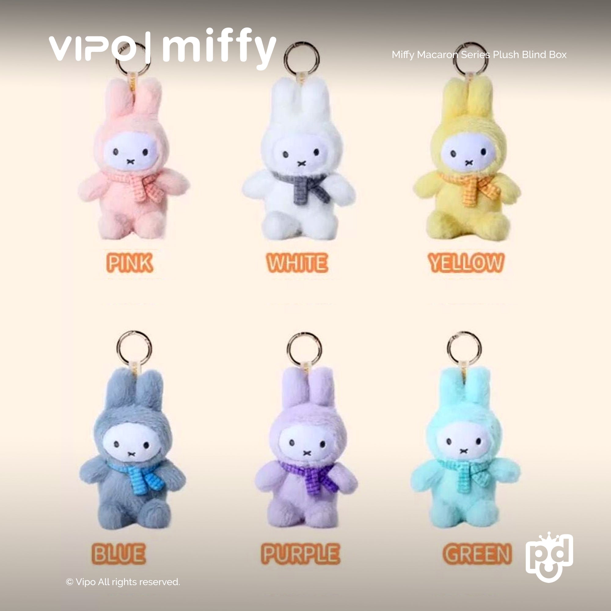 【新品】VIPO × miffy 海外限定　未開封 VIPO x Miffy Macaron Series 2 Blind Box – POP CULTURE DEPOT