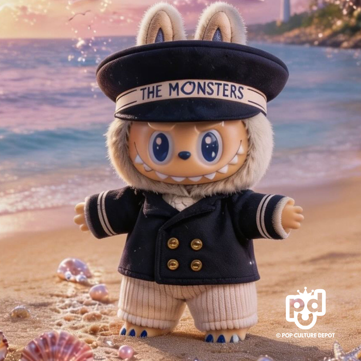 POP MART The Monsters De Vliegende LABUBU Series Captain Vinyl