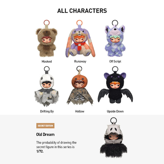 HIRONO AFTER DARK SERIES PLUSH DOLL PENDANT BLIND BOX – POP MART (PRE ORDER)