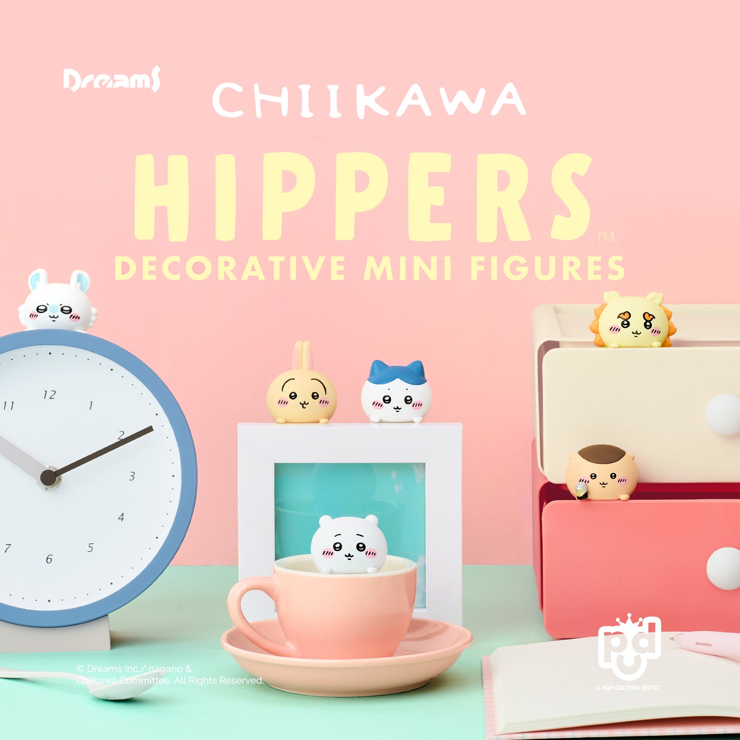 Chiikawa Hippers - Decorative Mini Figures Blind Box