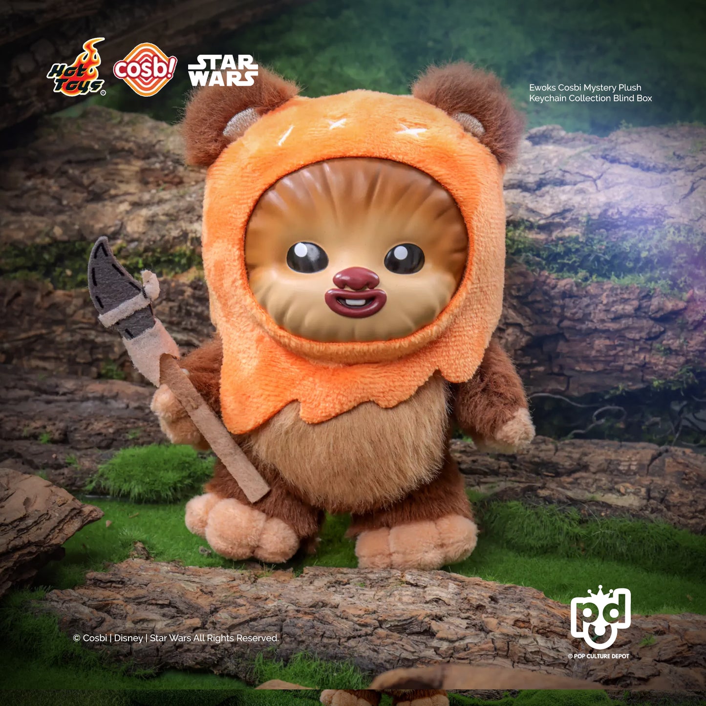 Ewoks Cosbi Mystery Plush Keychain Collection Blind Box
