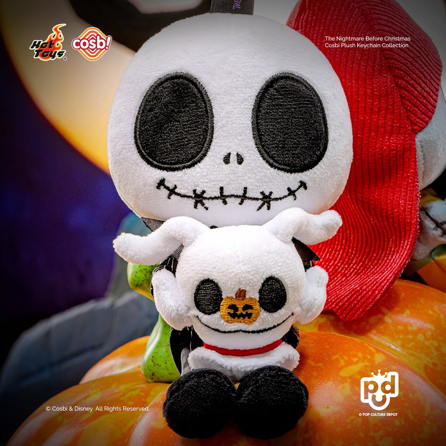 The Nightmare Before Christmas Cosbi Plush Keychain Collection