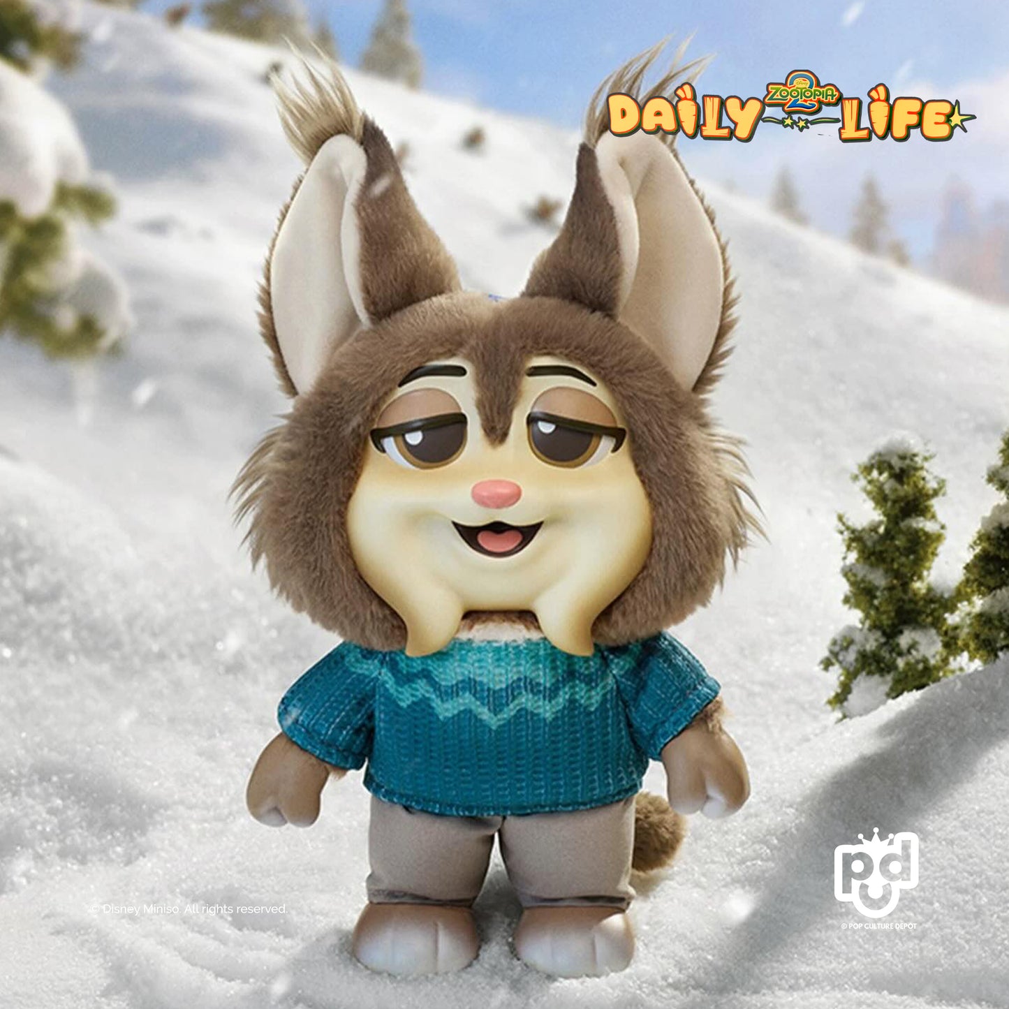 Zootopia V2 Daily Life Vinyl Plush Pendant Blind Box