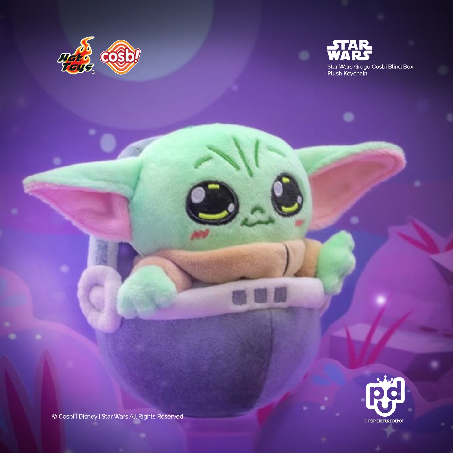 Star Wars Grogu Cosbi Blind Box Plush Keychain