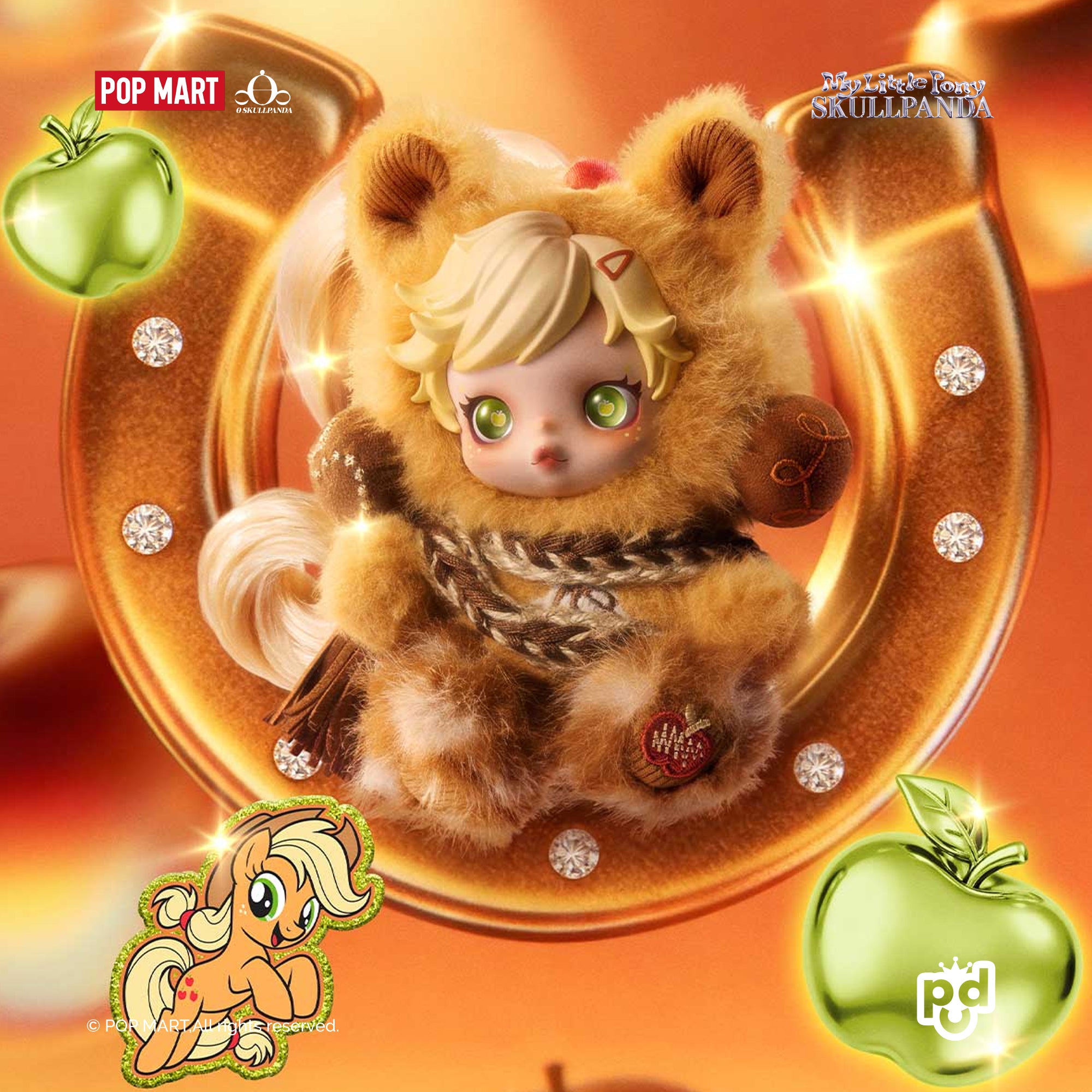 SKULLPANDA × My Little Pony Series Plush Doll Pendant – POP