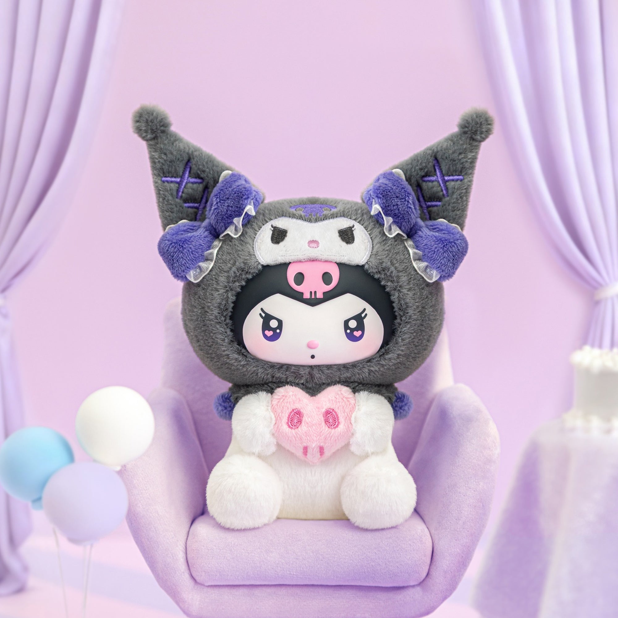 Sanrio Characters Kuromi Party Keychain Series Plush Blind Box