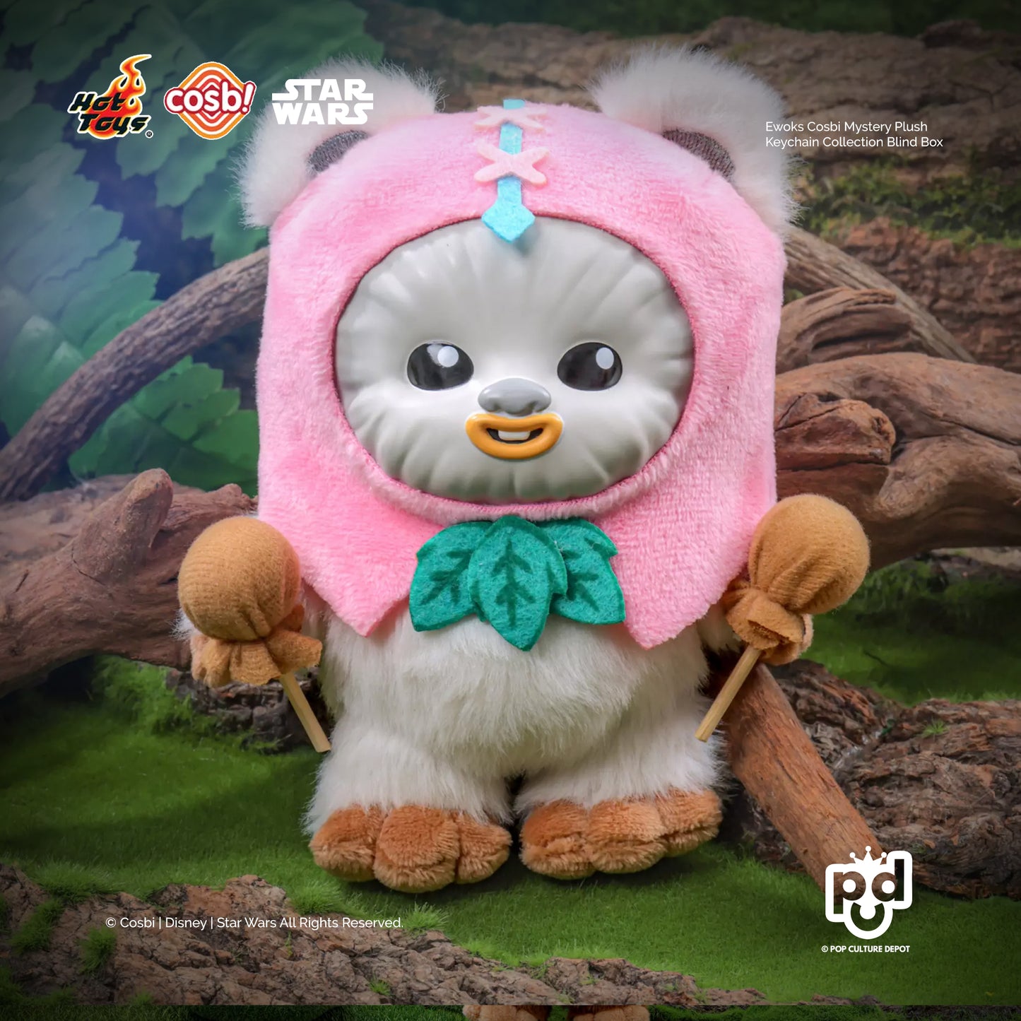 Ewoks Cosbi Mystery Plush Keychain Collection Blind Box