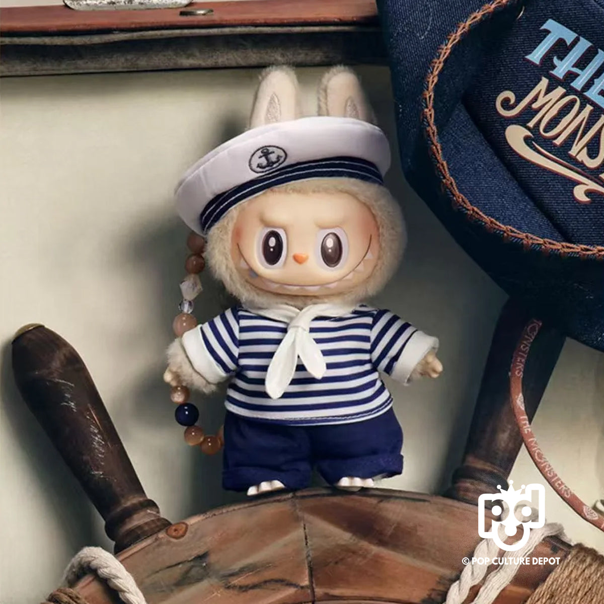 POP MART The Monsters De Vliegende LABUBU Series Sailor Vinyl