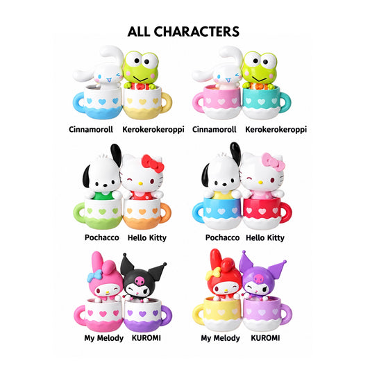Sanrio Characters Magnetic Cup Series – Mini Beans Blind Bag