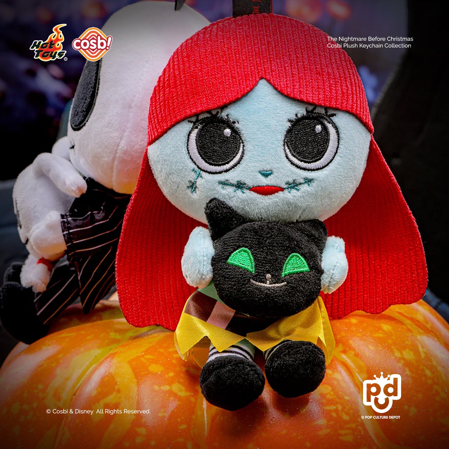 The Nightmare Before Christmas Cosbi Plush Keychain Collection