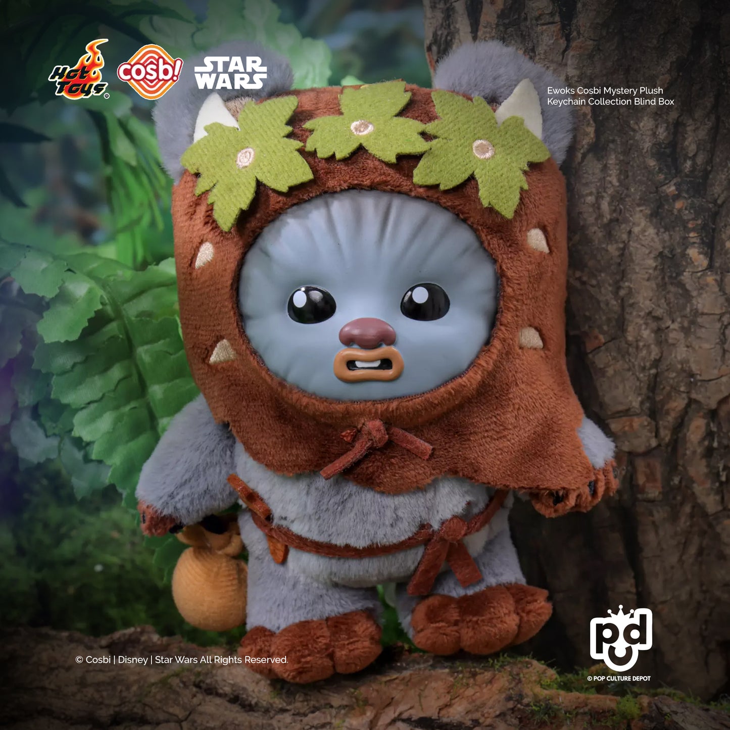 Ewoks Cosbi Mystery Plush Keychain Collection Blind Box