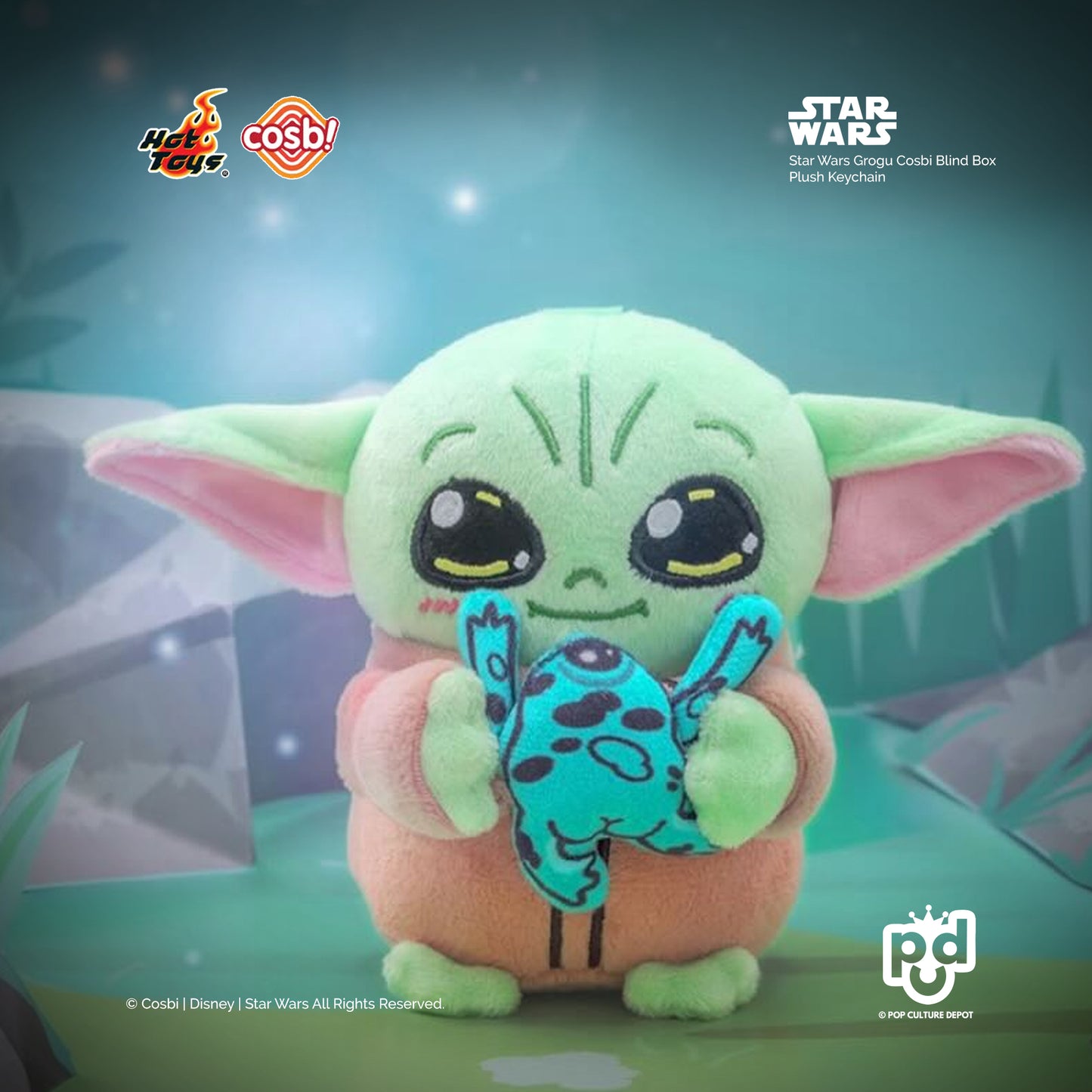 Star Wars Grogu Cosbi Blind Box Plush Keychain