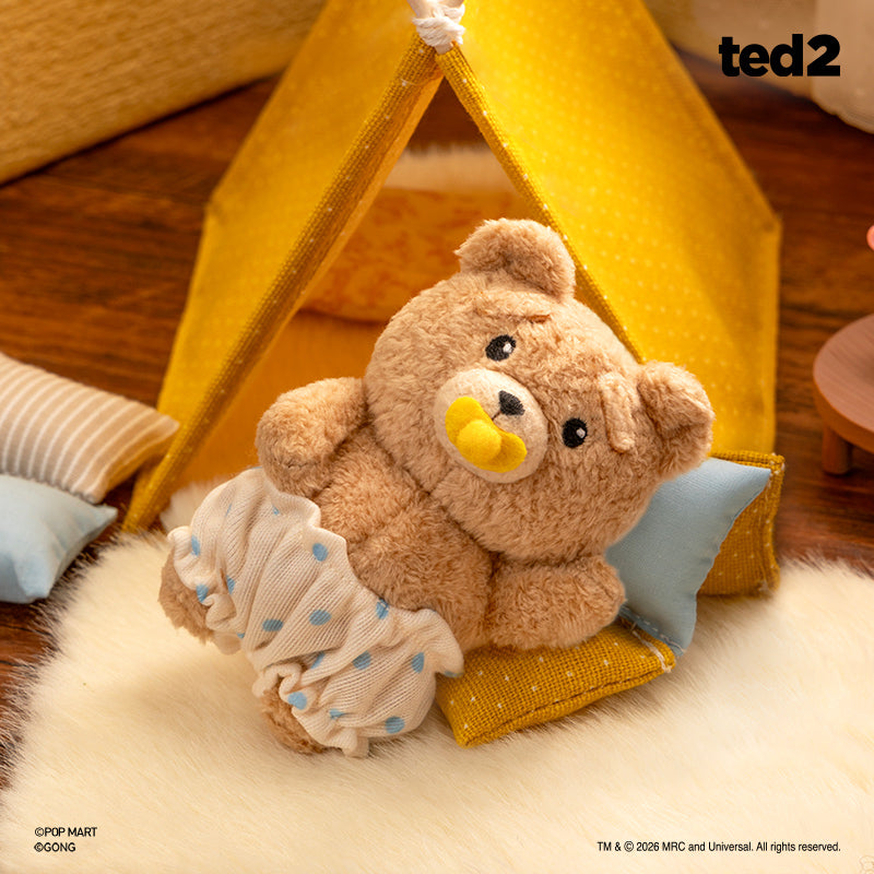 Baby Ted 2 Series Action Plush Pendant Blind Box - POP MART × Gong