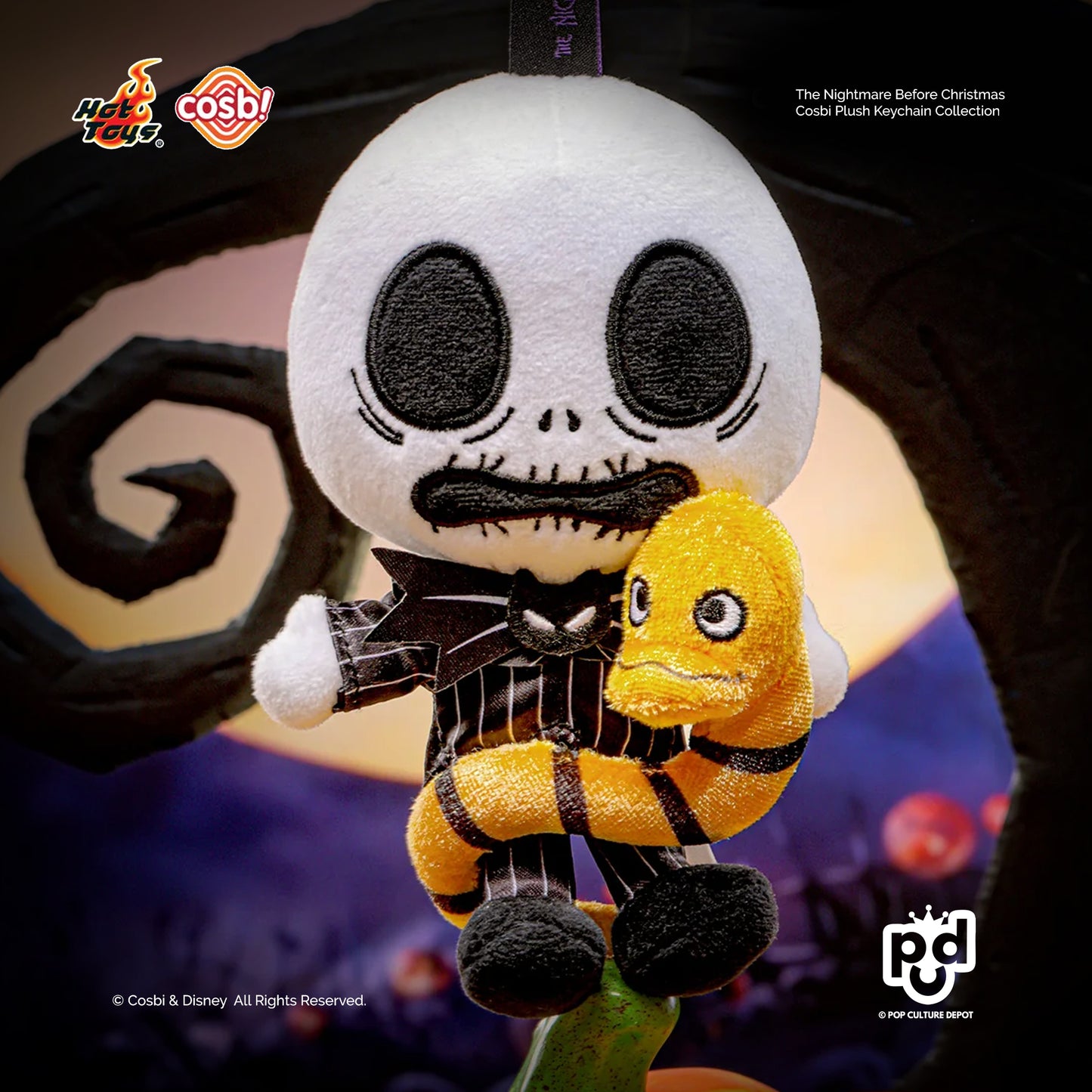 The Nightmare Before Christmas Cosbi Plush Keychain Collection