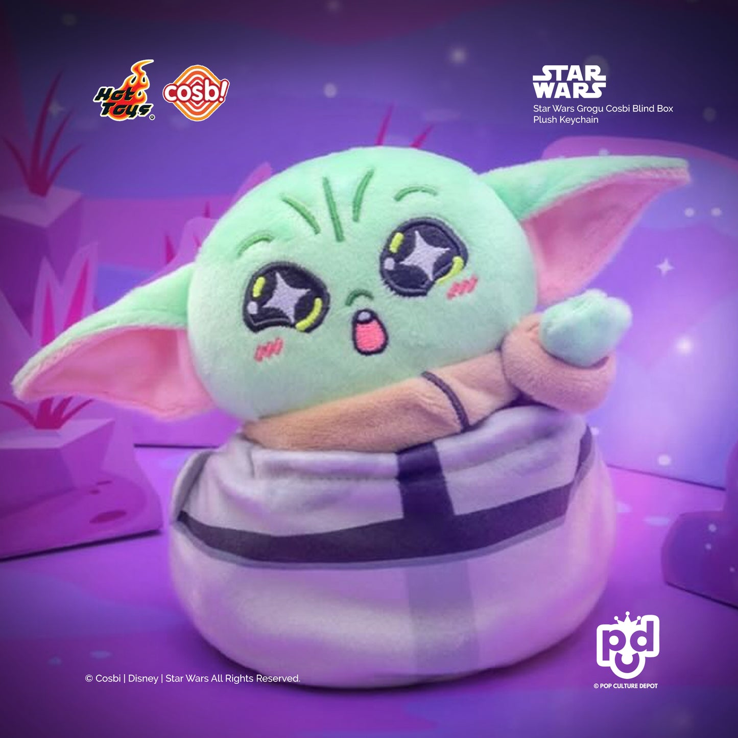 Star Wars Grogu Cosbi Blind Box Plush Keychain