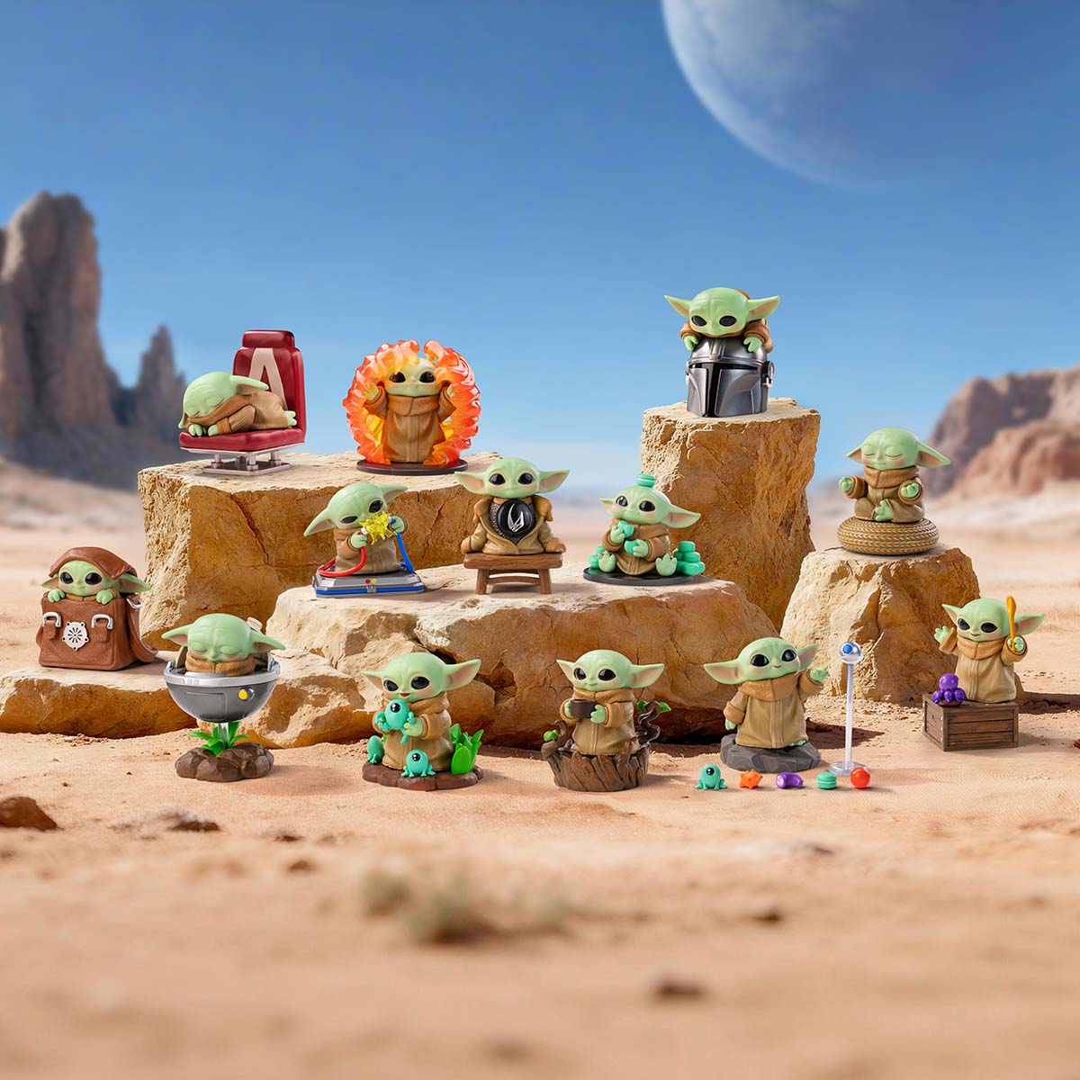 Star Wars Grogu Tiny But Mighty Series Figures - Pop Mart – POP