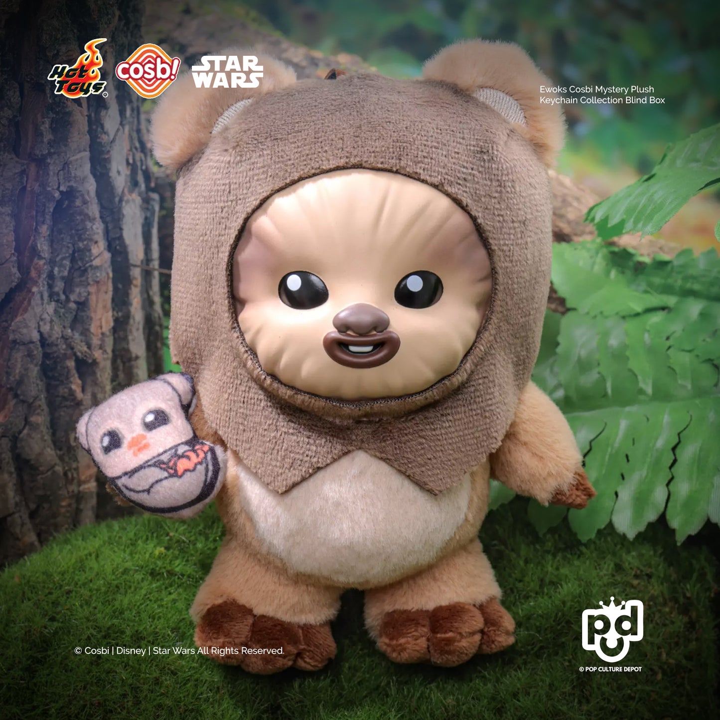 Ewoks Cosbi Mystery Plush Keychain Collection Blind Box