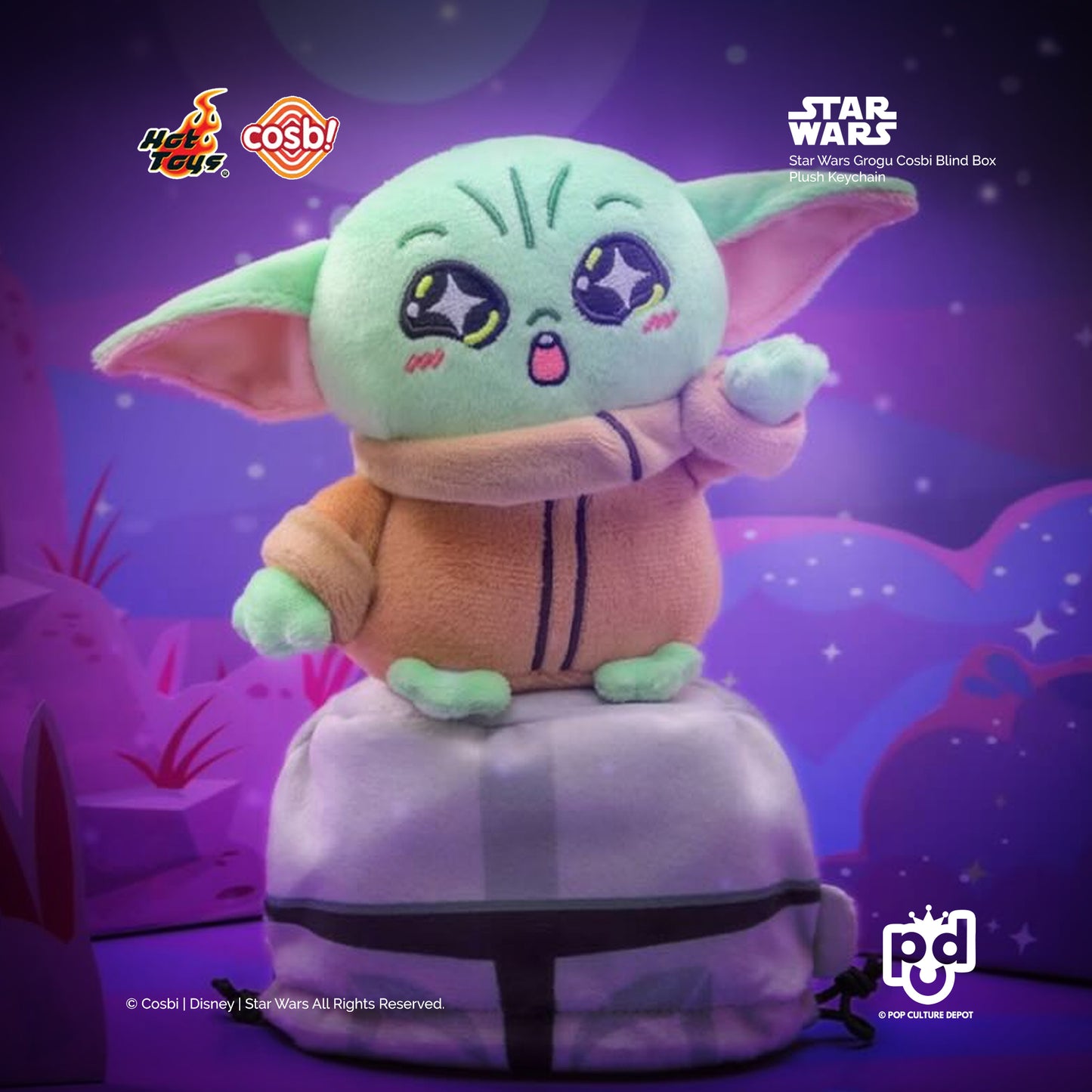 Star Wars Grogu Cosbi Blind Box Plush Keychain