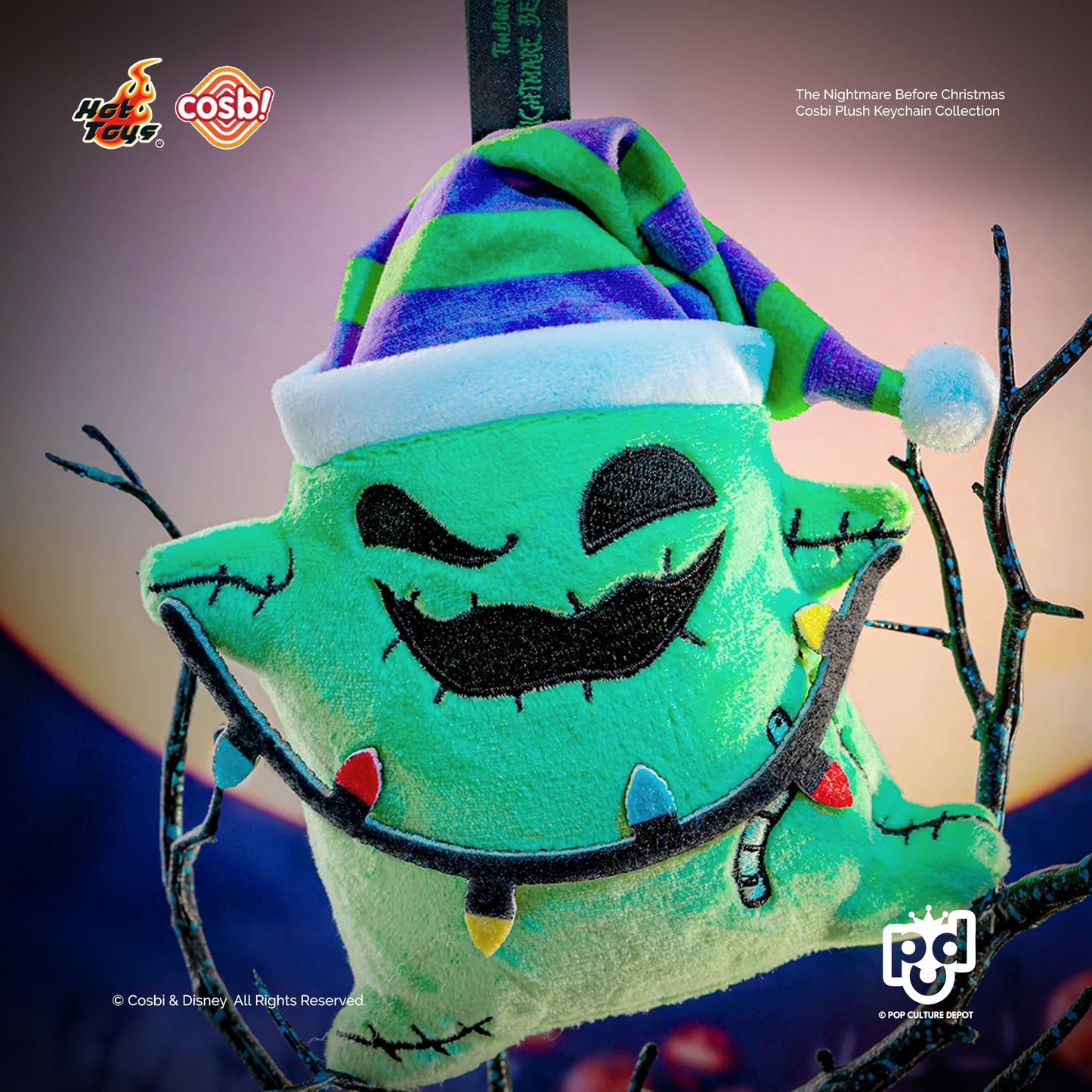 The Nightmare Before Christmas Cosbi Plush Keychain Collection