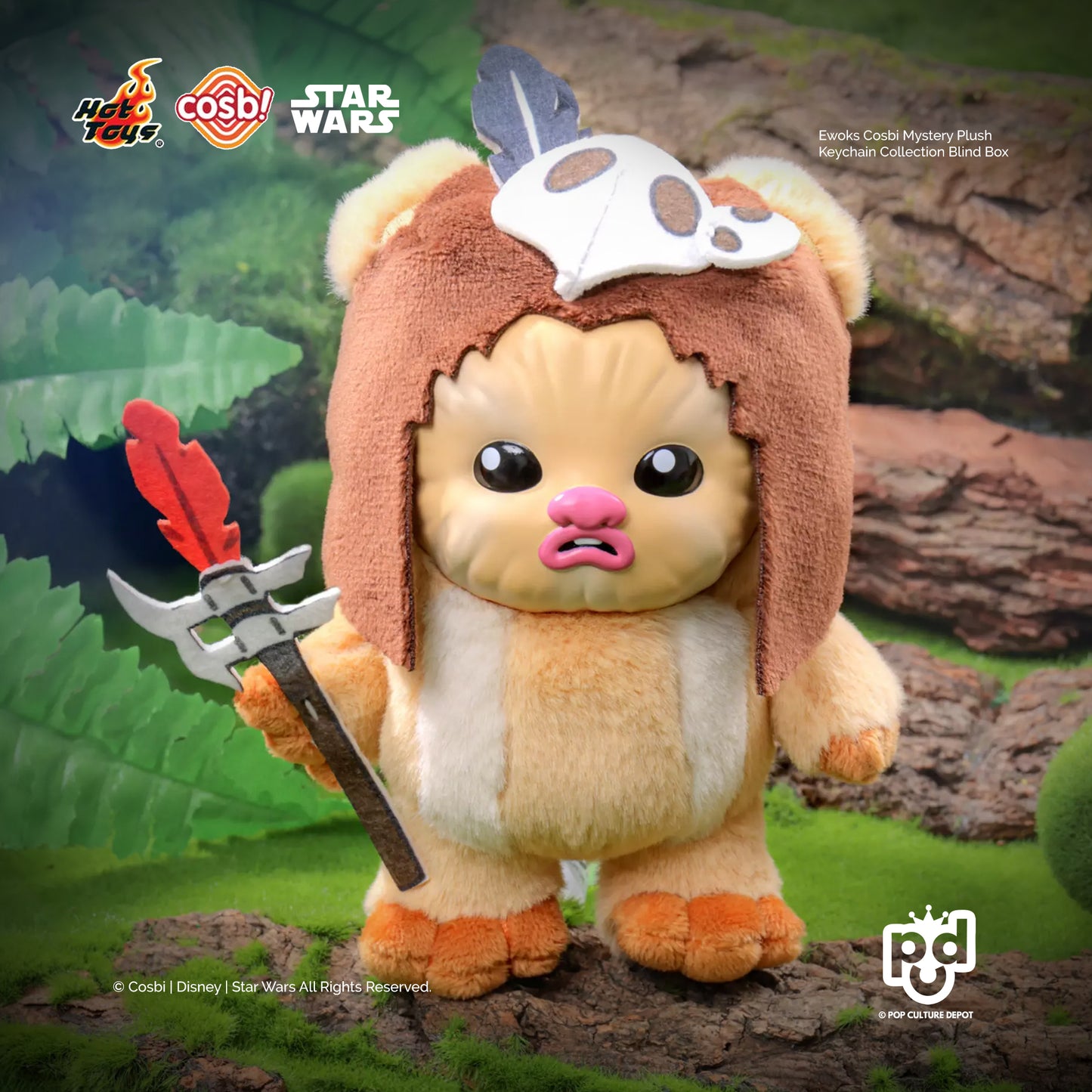 Ewoks Cosbi Mystery Plush Keychain Collection Blind Box