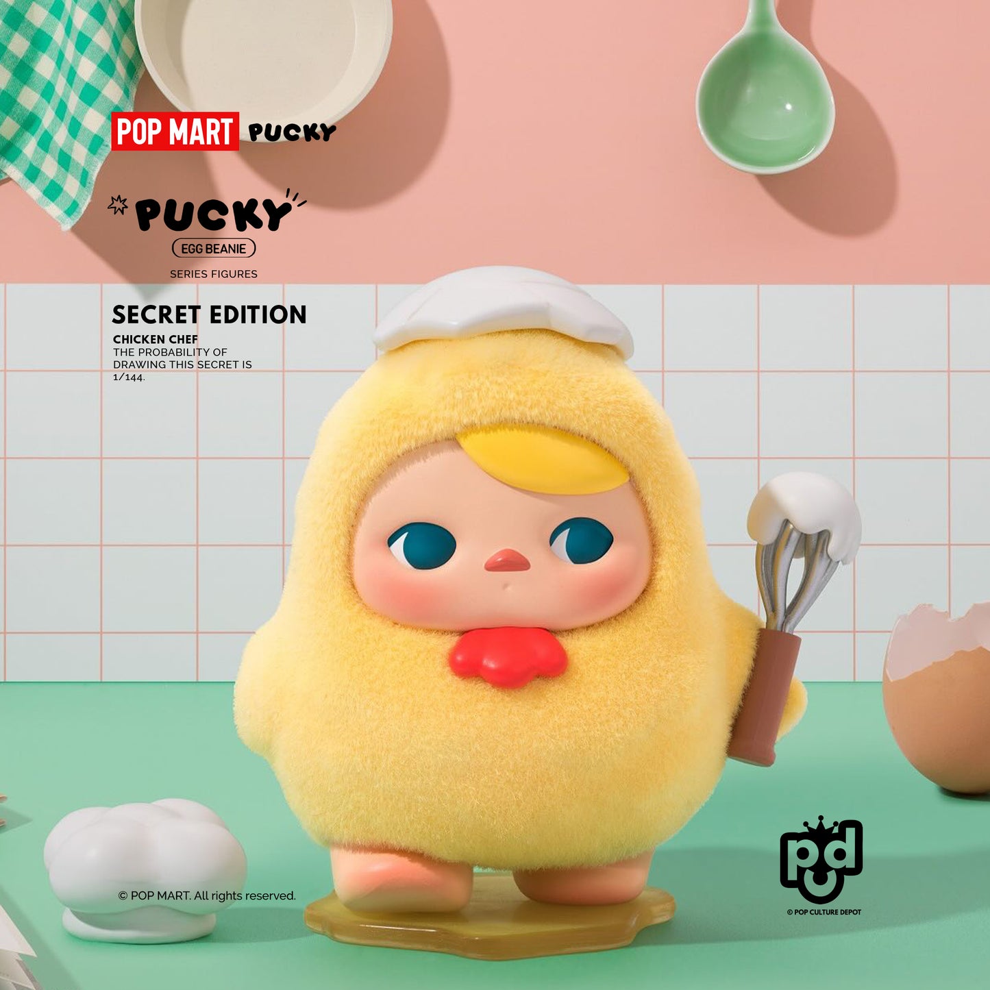 PUCKY Egg Beanie Series Figures